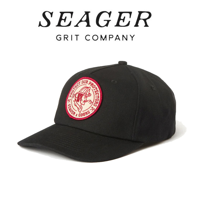 SEAGER(シーガー)　Seager x Coors Banquet Brave Snapback Black　【キャップ 帽子】【シーガー キャップ】【コラボレーション 人気