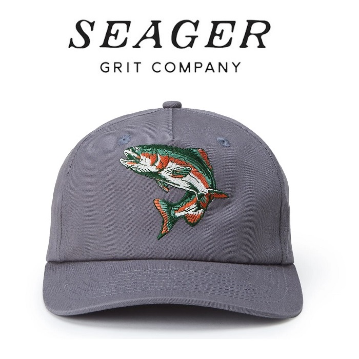SEAGER(シーガー)　Steelie Snapback (Slate Grey)　【キャップ 帽子】【シーガー キャップ】【定番 人気 シンプル アウトドア サー