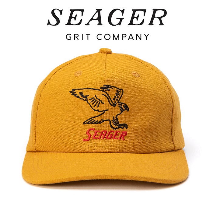 SEAGER(シーガー)　TALONS HEMP SNAPBACK YELLOW　【キャップ 帽子】【シーガー キャップ】【定番 人気 シンプル アウトドア サーフ