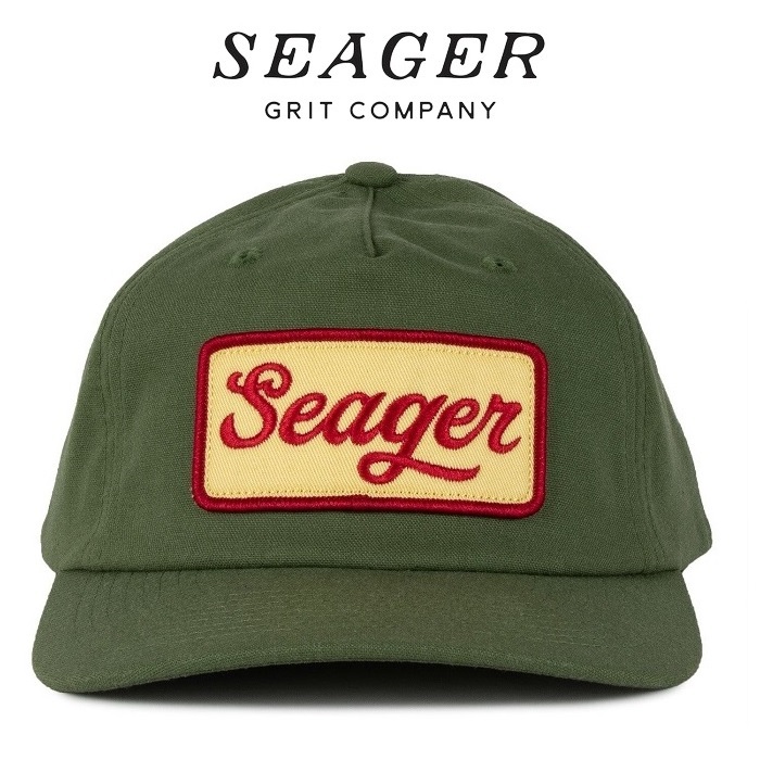 SEAGER(シーガー)　UNCLE BILL HEMP SNAPBACK GREEN　【キャップ 帽子】【シーガー キャップ】【定番 人気 シンプル アウトドア サー