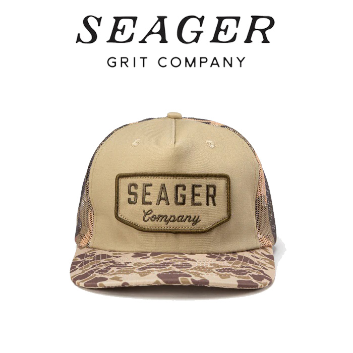 SEAGER(シーガー)　WILSON SNAPBACK DUCK CAMO 　【キャップ 帽子】【シーガー キャップ】【定番 人気 シンプル アウトドア サーフィ