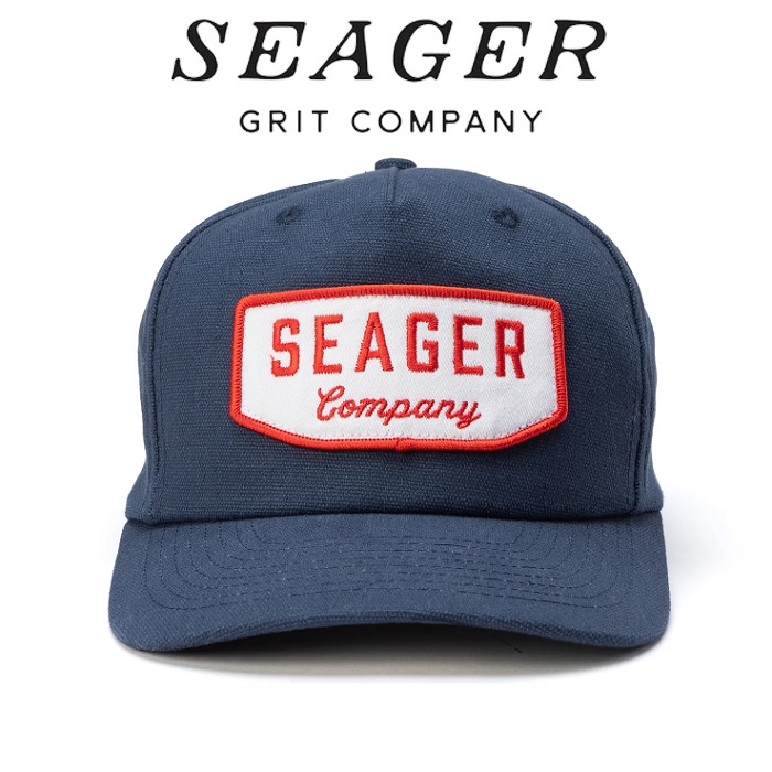 SEAGER(シーガー)　WILSON SNAPBACK NAVY/RED　【キャップ 帽子】【シーガー キャップ】【定番 人気 シンプル アウトドア サーフィン