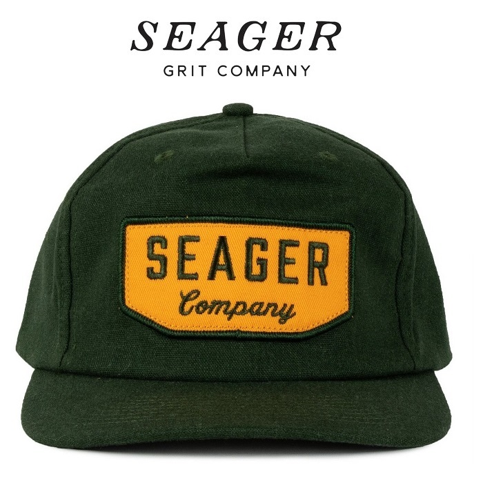 SEAGER(シーガー)　WILSON HEMP SNAPBACK FOREST GREEN　【キャップ 帽子】【シーガー キャップ】【定番 人気 シンプル アウトドア 
