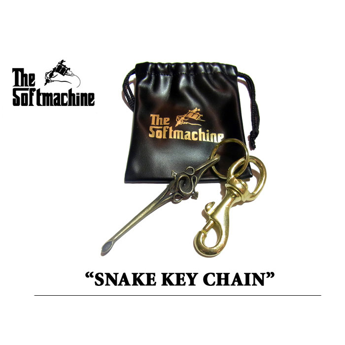 SOFTMACHINE (ソフトマシーン)　 SNAKE KEY CHAIN(キーチェーン)　【先行予約】【キャンセル不可】　