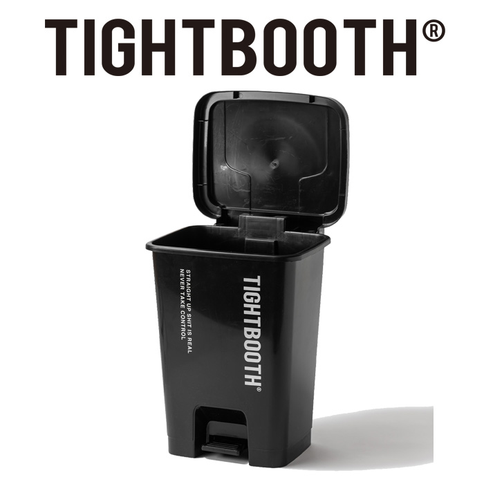 TIGHTBOOTH (タイトブース)　 LOGO TRASH CAN L 　 【ゴミ箱】【TIGHTBOOTH PRODUCTION タイトブースプロダクション TBPR インタープ