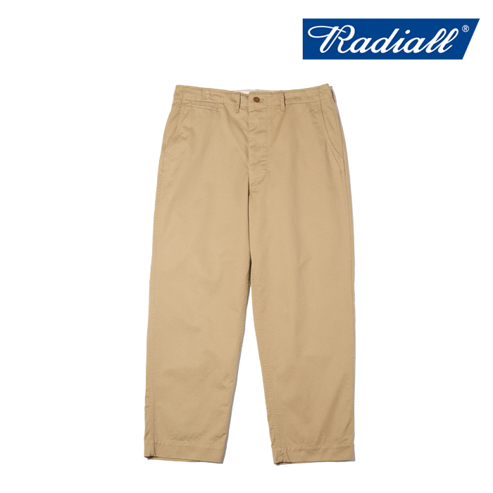 RADIALL ラディアル 　SIDEVALVE - STRAIGHT FIT CHINO TROUSERS　 【チノパンツ】【2026 AUTUMN & WINTER 新作】【RAD-CHI-PT001】