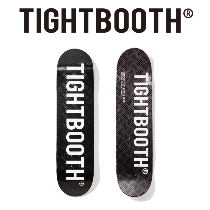 TIGHTBOOTH (タイトブース)　 CP LOGO BLACK 　 【デッキ スケートボード スケボー】【TIGHTBOOTH PRODUCTION タイトブースプロダク