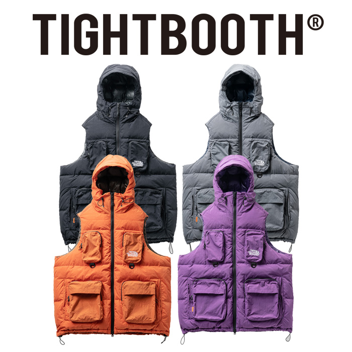 TIGHTBOOTH PRODUCTION (タイトブース プロダクション) × KILLER BONG (キラーボム) 　UTILITY DOWN VEST 　 【ダウン ベスト】【TIG