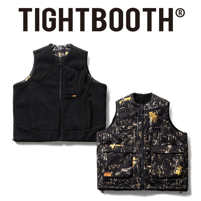 TIGHTBOOTH PRODUCTION (タイトブース プロダクション)　 BULLET CAMO REVERSIBLE VEST 　 【カモ ベスト】【TIGHTBOOTH PRODUCTION 