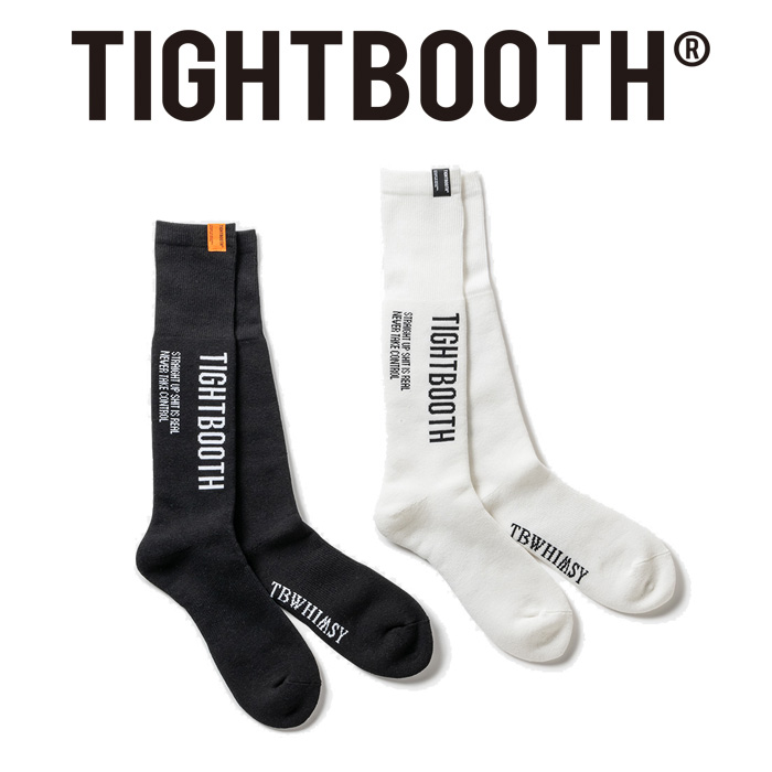 TIGHTBOOTH PRODUCTION (タイトブース プロダクション)　 LABEL LOGO HIGH SOCKS 　 【ソックス 靴下】【TIGHTBOOTH PRODUCTION タイ
