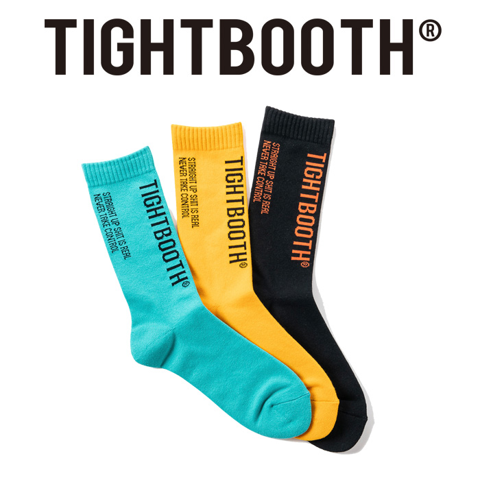 TIGHTBOOTH PRODUCTION (タイトブース プロダクション)　 LABEL LOGO SOCKS 　 【ソックス 靴下】【TIGHTBOOTH PRODUCTION タイトブ