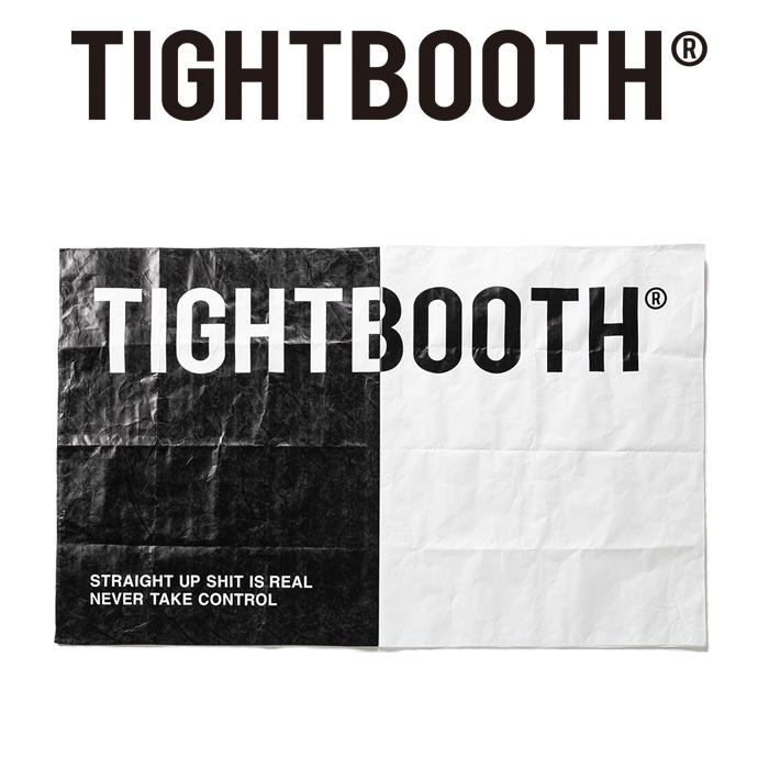 TIGHTBOOTH PRODUCTION (タイトブース プロダクション) 　 LABEL LOGO TYVEK PICNIC SHEET 　 【レジャーシート】【TIGHTBOOTH PRODU