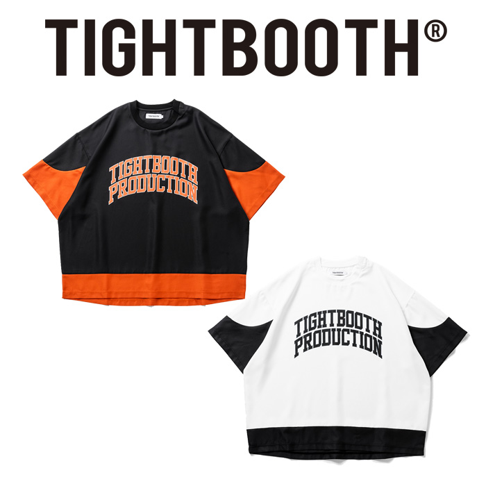TIGHTBOOTH PRODUCTION (タイトブース プロダクション)　 COLLEGE DOBBY S/S T-SHIRT 　 【ビッグ TEE シャツ】【SU25-T01】【TIGHTB