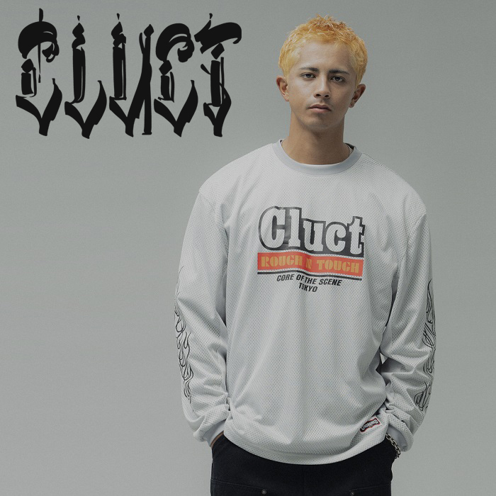 CLUCT (クラクト)　RUCKER [MESH L/S TOP]　【フットボールTシャツ メッシュ】【#05167】【2026SPRING】【お取り寄せ商品 キャンセル