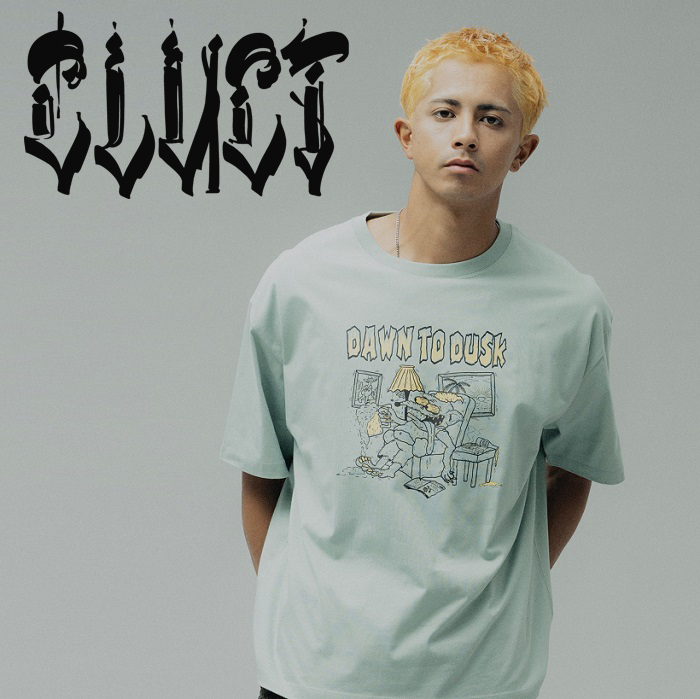 CLUCT (クラクト)　DAWN TO DUSK [S/S W TEE]　【ワイドTシャツ】【#05230】【2026SPRING先行予約】【予約商品 キャンセル不可】　