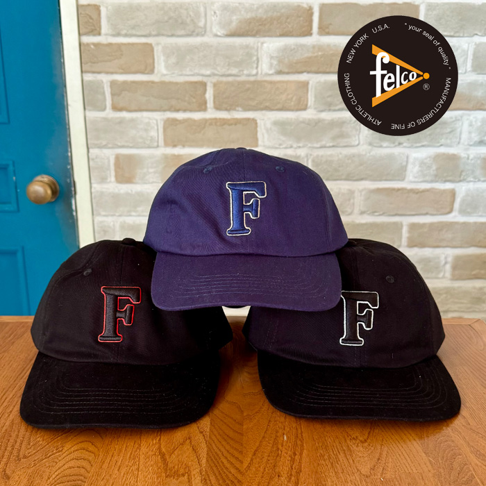 FELCO (フェルコ) 　TWILL BB CAP W/F EMBROIDERY　【キャップ 帽子 定番 人気 ニューヨーク ツイル フェルト ワッペン】