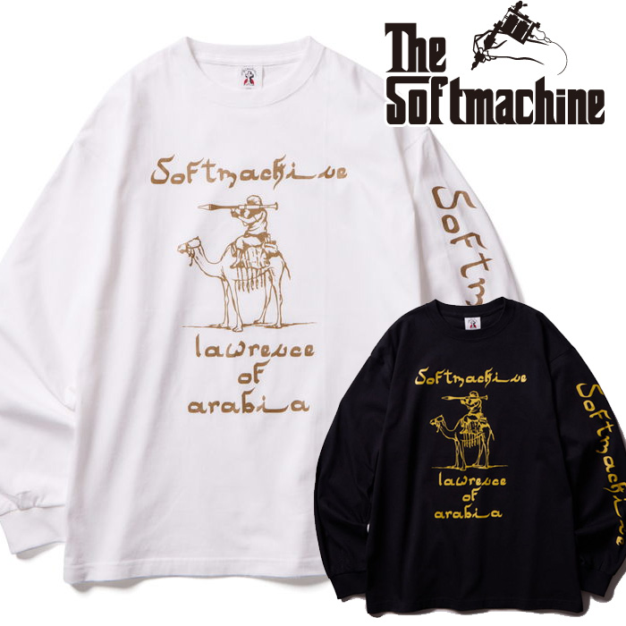 【SALE30%OFF】　SOFTMACHINE (ソフトマシーン)　BETRAYAL L/S　【Tシャツ 長袖】【ホワイト ブラック タトゥー】【2025 SUMMER VACA
