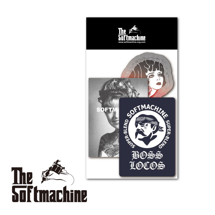 SOFTMACHINE (ソフトマシーン)　SM STICKER SET (STICKER SET)　【ステッカーセット タトゥー】【2025 SUMMER VACATION COLLECTION