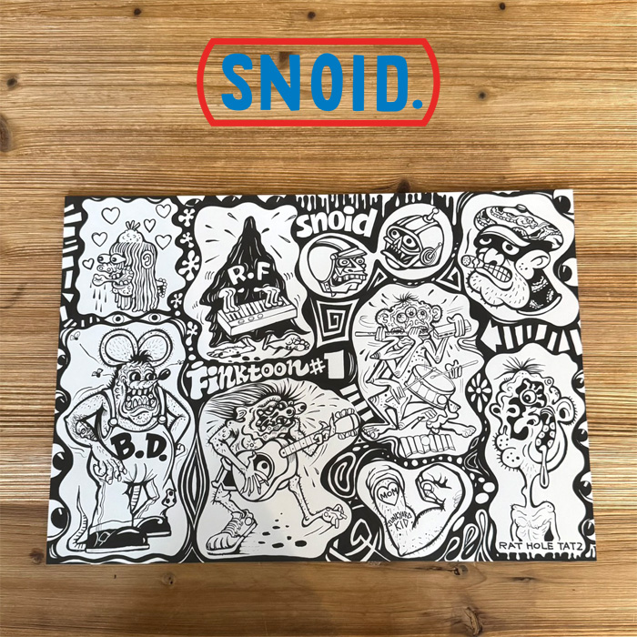 SNOID(スノイド)　WEERDO flash POSTER 　【ポスター A3】【RAT HOLE STUDIO】