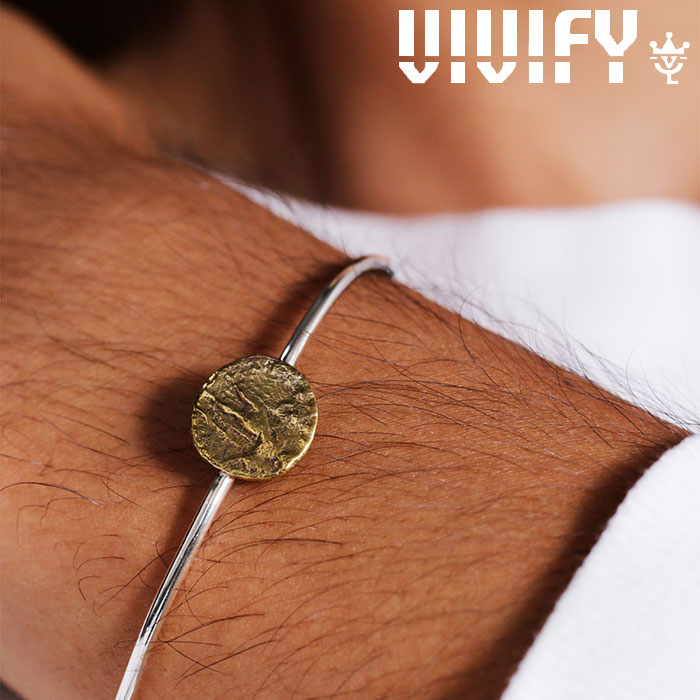 VIVIFY(ヴィヴィファイ)(ビビファイ)　Ancient Coin Bangle (Brass)　【VIVIFY バングル】【VFB-166】【メンズ レディース 】【オー