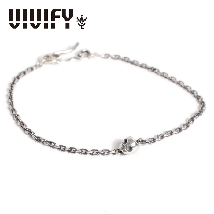 VIVIFY(ヴィヴィファイ)(ビビファイ)　Archive Skull Bead Bracelet　【VIVIFY ブレスレット】【VFB-224】【オーダーメイド ハンドメ