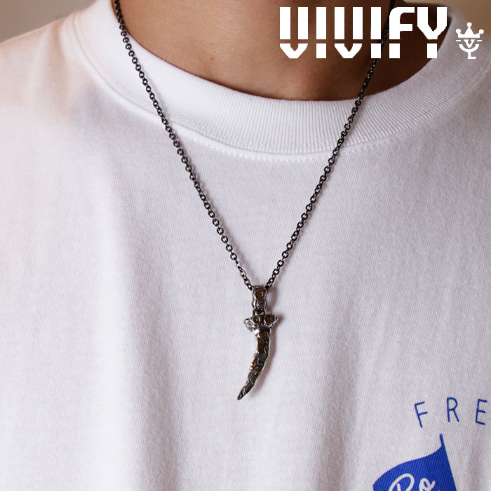 VIVIFY(ヴィヴィファイ)(ビビファイ)　Arabesque Bear Claw Pendant Head w/gold　【VIVIFY ペンダントヘッド】【VFN-302】【オーダ
