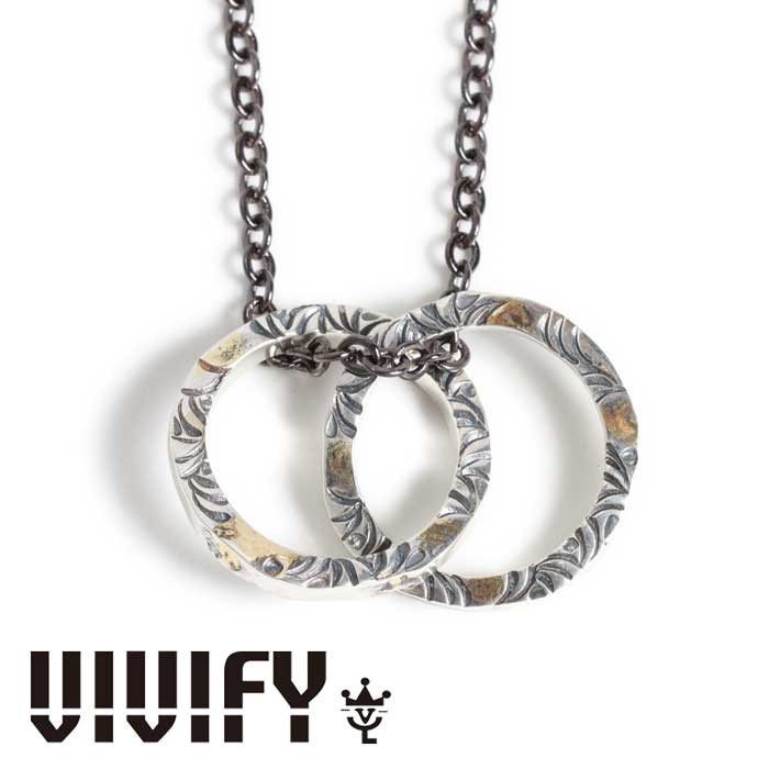 VIVIFY(ヴィヴィファイ)(ビビファイ)　Side Arabesque Twin Link Glasses Holder Necklace(M)w/gold　【VIVIFY ネックレス】【VFN-31