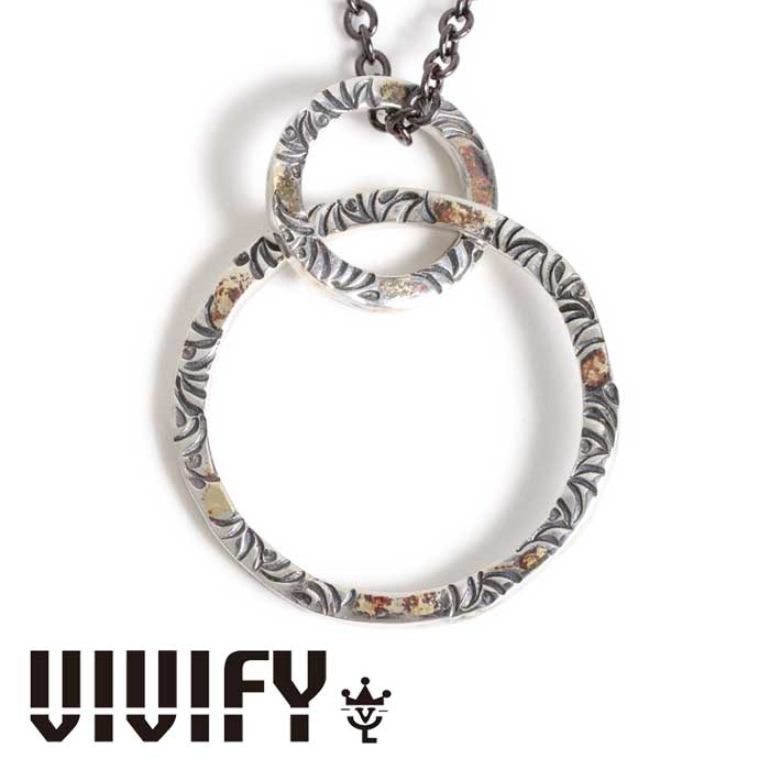 VIVIFY(ヴィヴィファイ)(ビビファイ)　Side Arabesque Twin Link Glasses Holder Necklace(L)w/gold　【VIVIFY ネックレス】【VFN-31