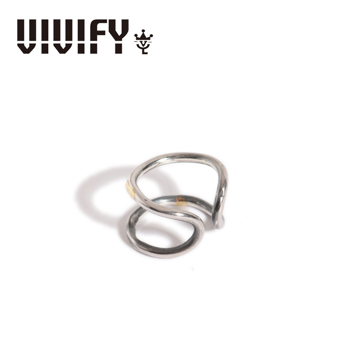 VIVIFY(ヴィヴィファイ)(ビビファイ)　Oval Ear Cuff w/gold　【VIVIFY イヤーカフ】【VFP-321】【オーダーメイド ハンドメイド 受注