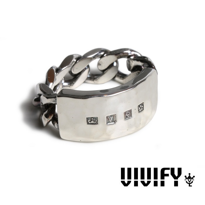 VIVIFY(ヴィヴィファイ)(ビビファイ)　Hallmarks ID Ring/ Mirror Finish　【VIVIFY リング】【VFR-149】【オーダーメイド ハンドメ