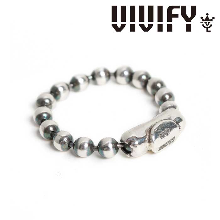 VIVIFY(ヴィヴィファイ)(ビビファイ)　Ball Chain Ring　【VIVIFY リング】【VFR-170】【オーダーメイド ハンドメイド 受注生産】【