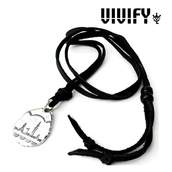 VIVIFY(ヴィヴィファイ）　VIVIFY TownScape Plate Necklace/街、雨（恵み） 　【オーダーメイド 受注生産】【キャンセル不可】　【