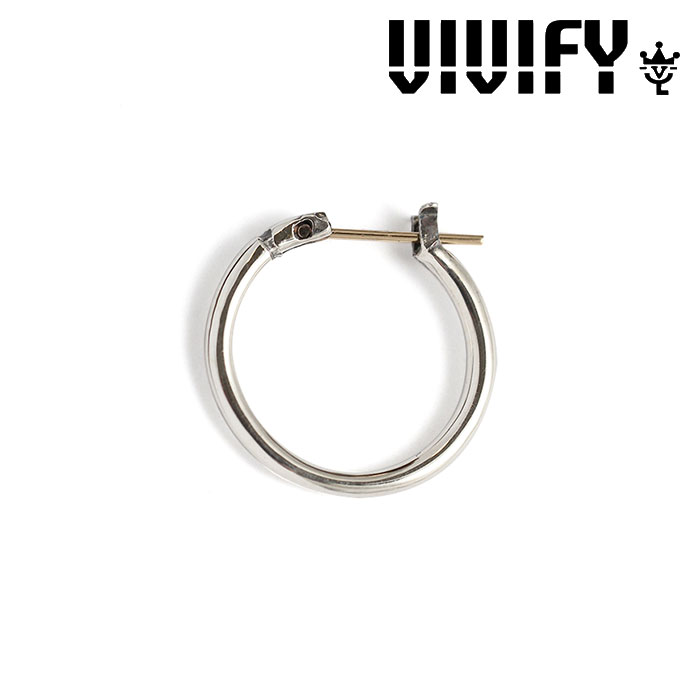VIVIFY(ヴィヴィファイ）　k18goldpost Hoop Pierce　【オーダーメイド受注生産】【キャンセル不可】　【VIVIFY フープピアス】【シ