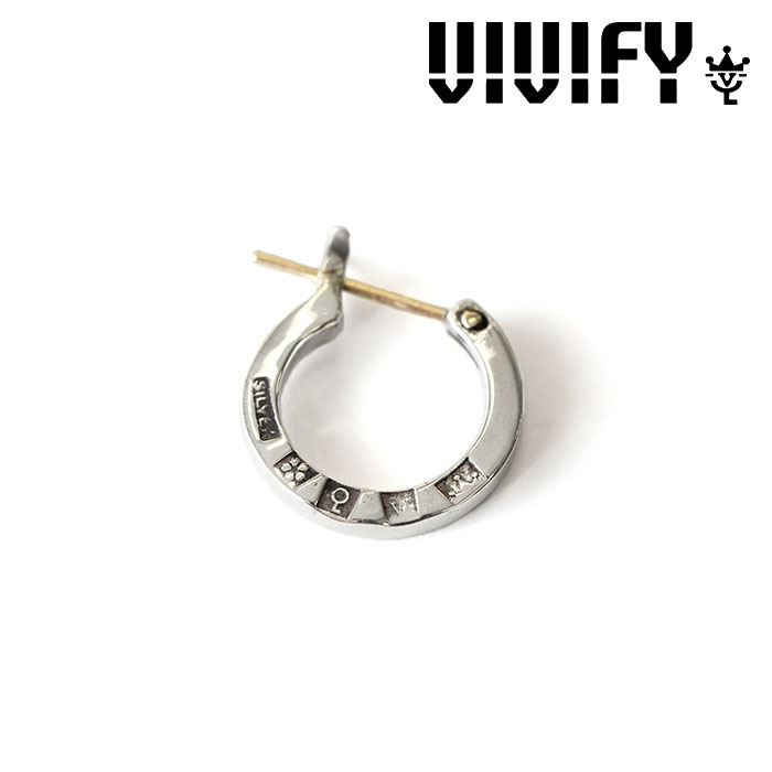 VIVIFY(ヴィヴィファイ）　K18goldpost Hallmarks Hoop Pierce