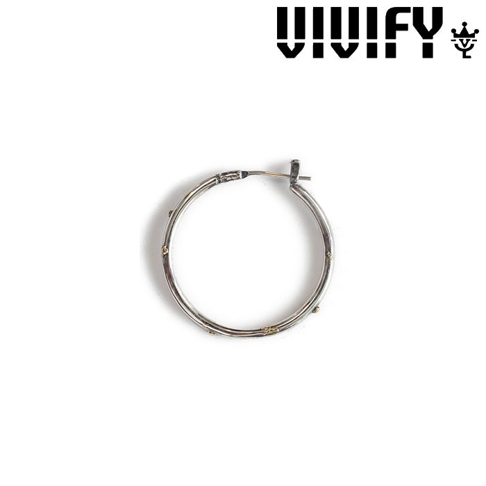VIVIFY(ヴィヴィファイ)(ビビファイ) 　Hoop Pierce（XL）w/gold　【オーダーメイド受注生産】【キャンセル不可】　【VIVIFY フープ