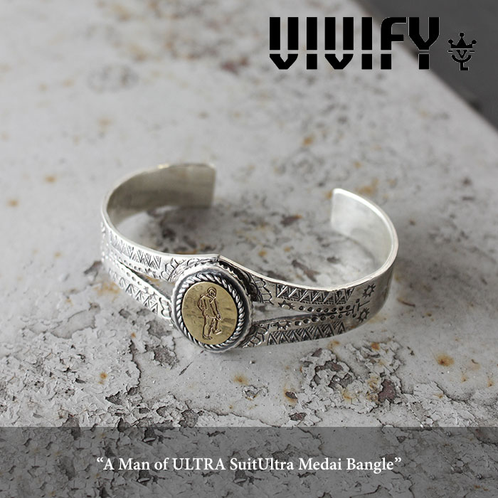 VIVIFY(ヴィヴィファイ）　A Man of ULTRA SuitUltra Medai Bangle　【VIVIFY バングル】【VMU-004】【受注生産 オーダーメイド】【