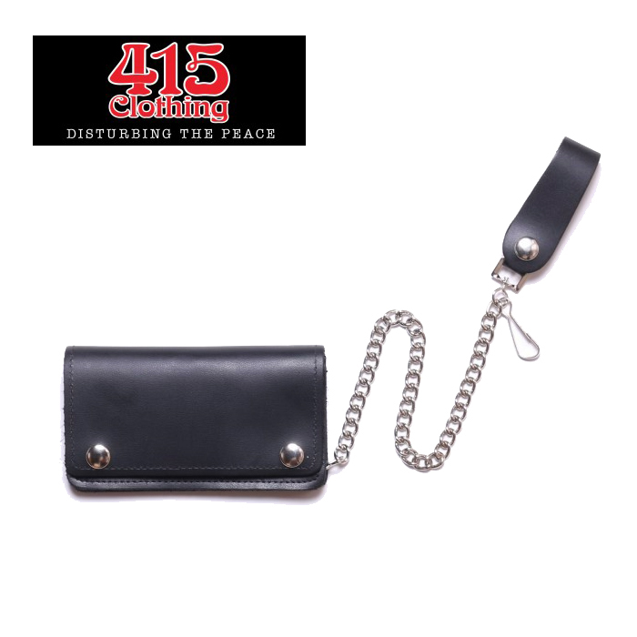 【再入荷!!】　415 CLOTHING 　CLASSIC CHAIN WALLET チェーンレザーウォレット・6" LONG　【ウォレット 財布】【MADE IN USA】【即