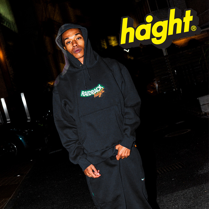 HAIGHT (ヘイト)　RAIDBACK ARCH LOGO HOODIE　 【パーカー】【HTRB-253001】　【2025-2026 SPOT 新作】【raidback? fabric】
