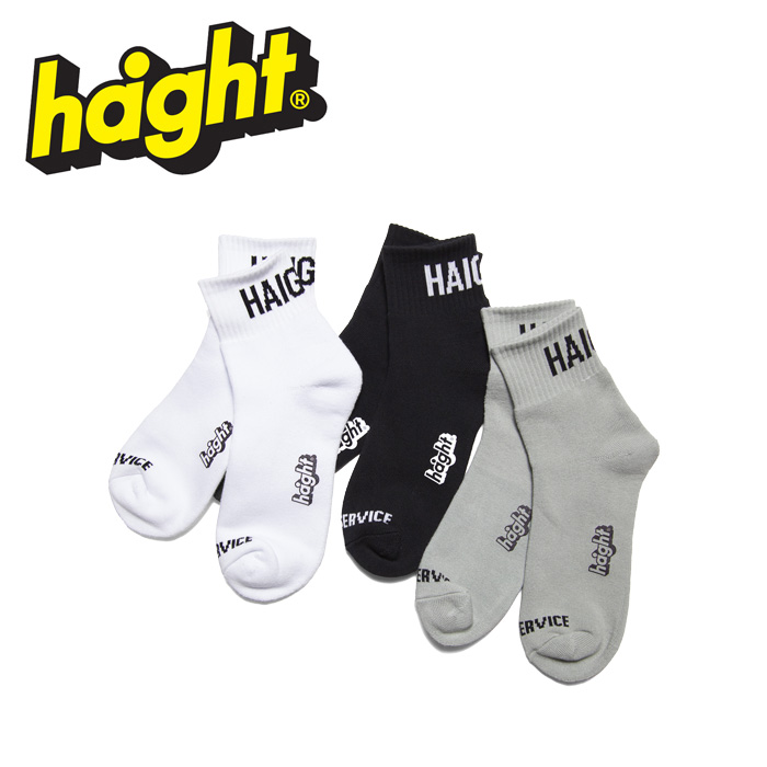 HAIGHT (ヘイト)　LOW-CUT LOGO SOCKS　 【ソックス  靴下】【HTSS-267006】　【2026 SPRING&SUMMER 新作】