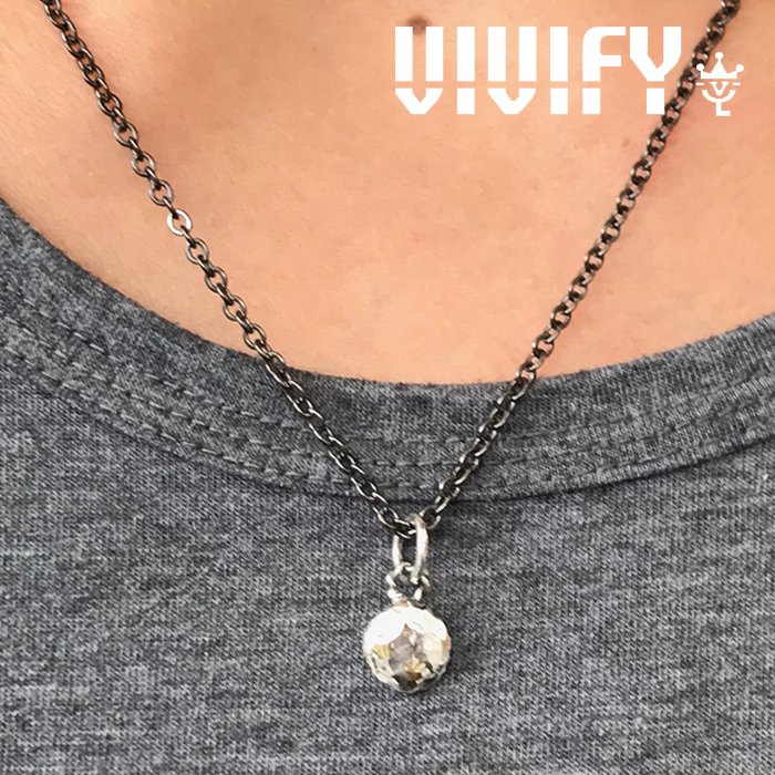 VIVIFY(ヴィヴィファイ)(ビビファイ)　Comfortable Round top w/gold　【VIVIFY ペンダントトップ】【VFN-305】【オーダーメイド ハ