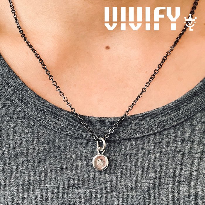 VIVIFY(ヴィヴィファイ)(ビビファイ)　Stamped Comfortable Round top　【VIVIFY ペンダントトップ】【VFN-306】【オーダーメイド ハ