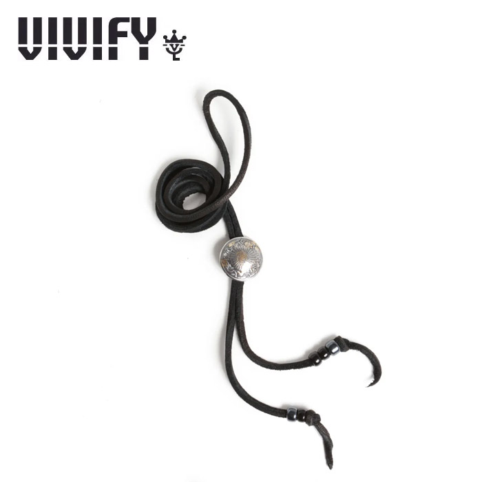 VIVIFY(ヴィヴィファイ)(ビビファイ)　Phoenix 50 Sen Coin Loop Tie w/gold　【ループタイ】【VFN-335】【オーダーメイド ハンドメ