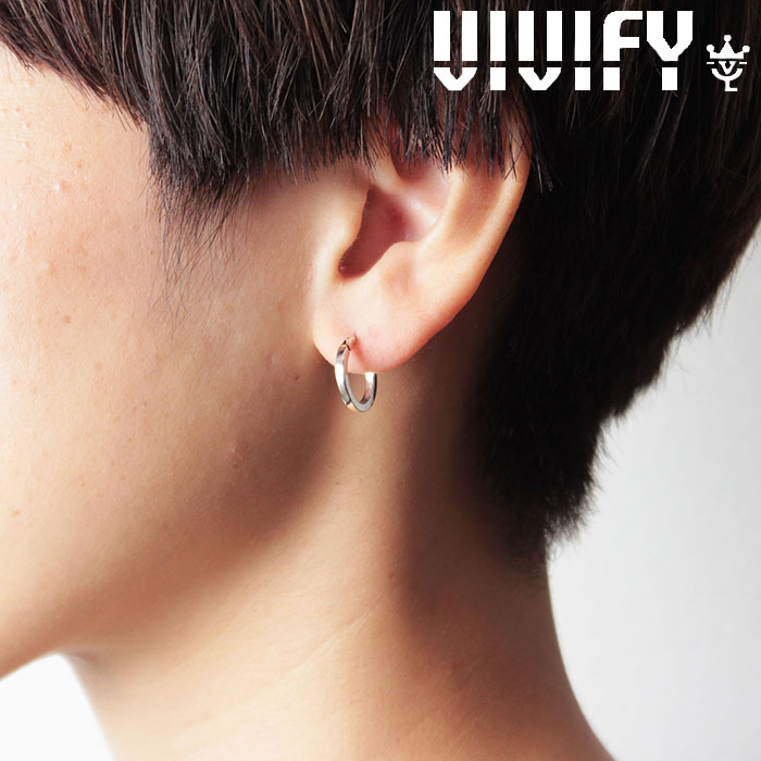 VIVIFY(ヴィヴィファイ)(ビビファイ)　SquareLine Hoop Pierce(S)　【VIVIFY ピアス】【VFP-246】【オーダーメイド 受注生産】【キャ