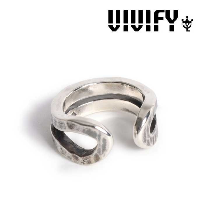 VIVIFY(ヴィヴィファイ)(ビビファイ)　Loopin' Ear cuff/Hammered finish　【VIVIFY イヤーカフ】【VFP-291】【オーダーメイド ハン