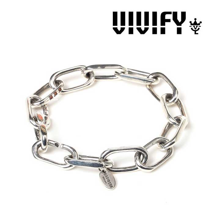 VIVIFY x RADIO EVA　EVANGELION Some ways Heavy Chain Bracelet　【エヴァンゲリオン 公式アクセサリー evangelion】【受注生産 オ