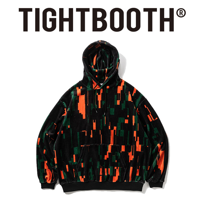 TIGHTBOOTH PRODUCTION (タイトブース プロダクション)　NOISE VELOUR HOODIE　 【フーディー】【FW25-SW04】【TIGHTBOOTH PRODUCTIO