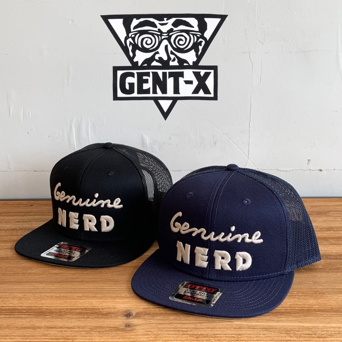 GENT-X (ジェントエックス)　 GENUINE NERD MESH CAP 　 【メッシュ キャップ 蓄光 刺繍 OTTO】
