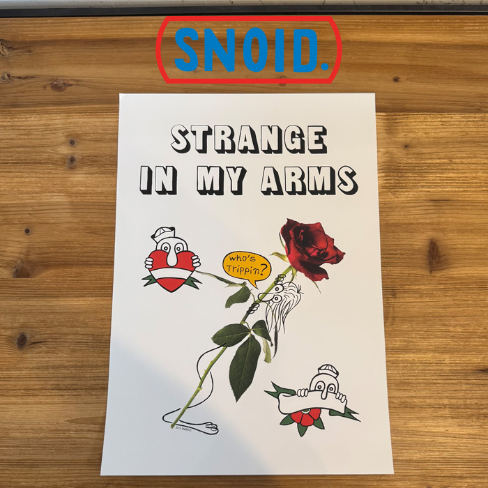 SNOID(スノイド)　 STRANGE IN MY ARMS POSTER 　【ポスター A3】【RAT HOLE STUDIO】