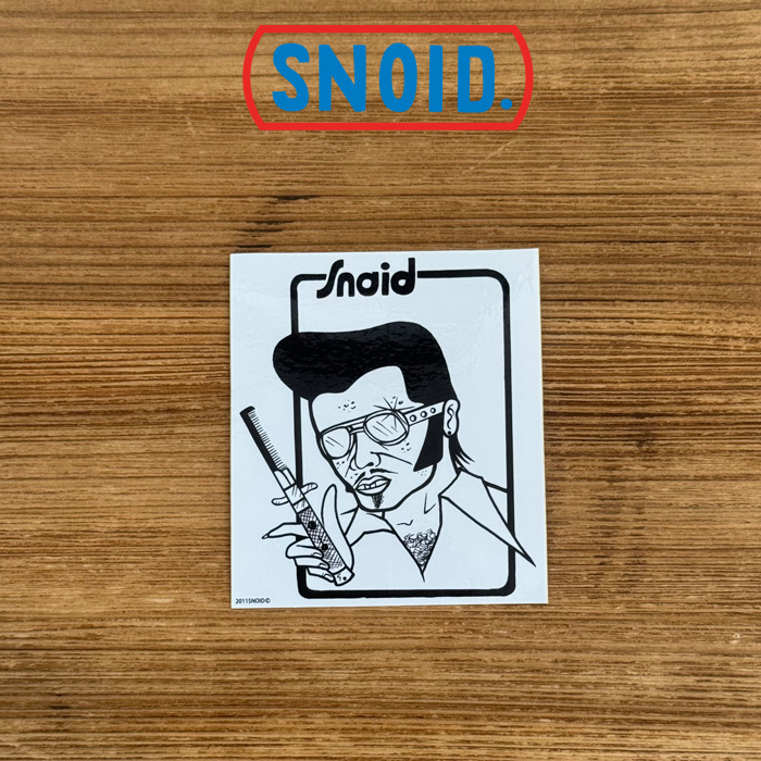 SNOID(スノイド)　el-vis STICKER 　【ステッカー】【RAT HOLE STUDIO】