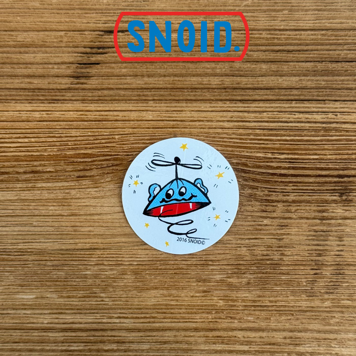 SNOID(スノイド)　Propeller Cap STICKER 　【ステッカー】【RAT HOLE STUDIO】